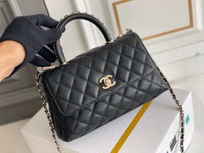 AAOO 100142 Top Handle Bag Small/Mini Bag Black 24x14x10cm