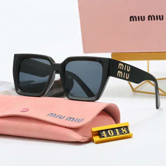 AAOO Luxuriöse quadratische Universal-Sonnenbrille 4018