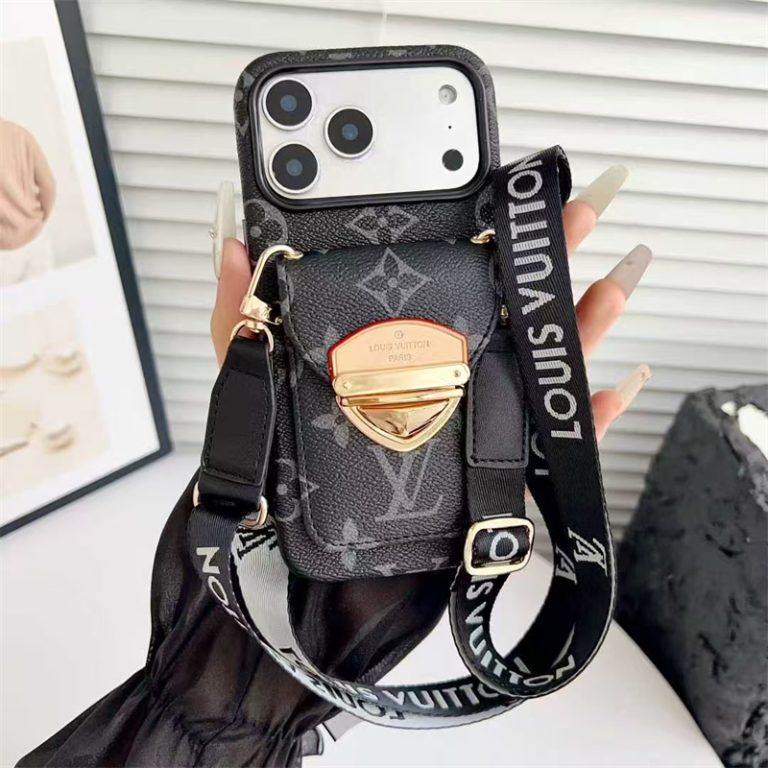 AAOO Luxus Handyhülle mit Band für iPhone 13-17 Serie