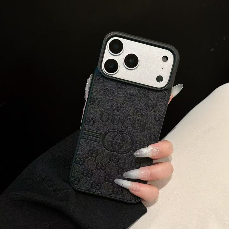 AAOO Inspired Phone Case Premium Leather Texture Slim Fit Bumper Case