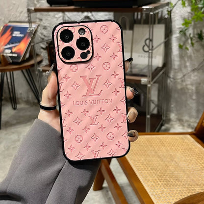 AAOO 3D Embossed Leather Phone Case for iPhone