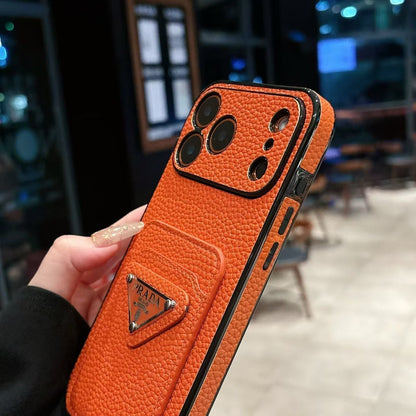 AAOO Luxury PR MagSafe-Kartenhalter-Handyhülle für iPhone 12-17
