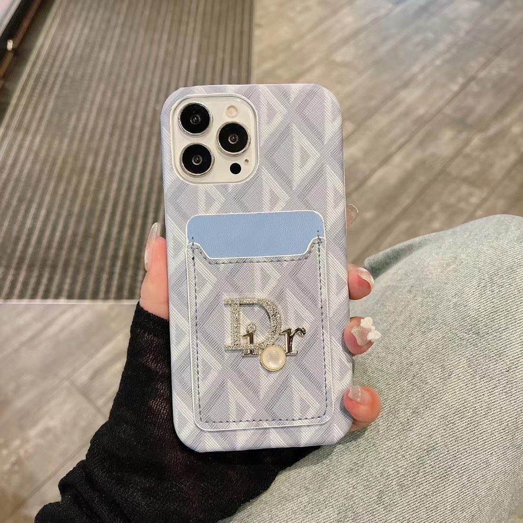 AAOO Luxuriöse iPhone-Hülle mit Kartenhalter