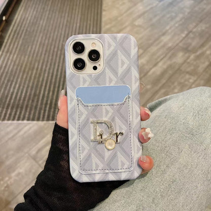 AAOO Luxuriöse iPhone-Hülle mit Kartenhalter