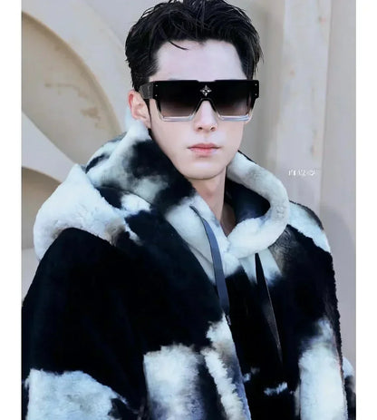 AAOO Hot Gradient Black Cyclone Sunglasses