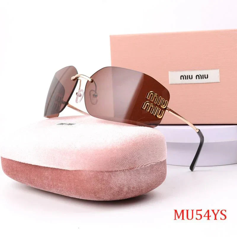 AAOO Modische rahmenlose Sonnenbrille