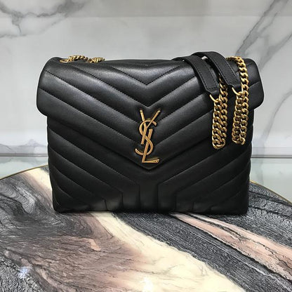 AAOO 100222 Luxury Bag Black in Gold 32x22x11cm