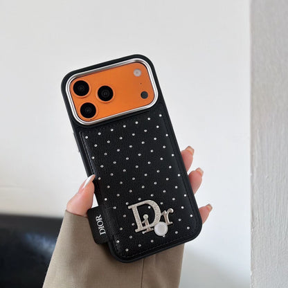 AAOO Classic Style Crystal Studded Luxury iPhone Case