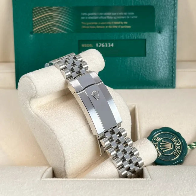 AAOO Datejust Noir Stick Dial Watch