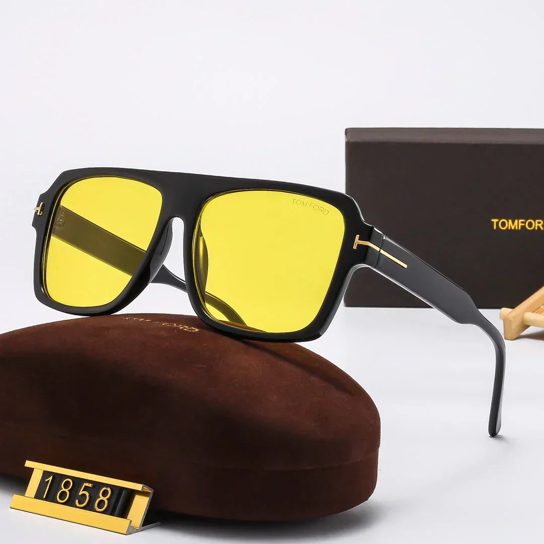 AAOO Quadratische Runde Sonnenbrille 1858