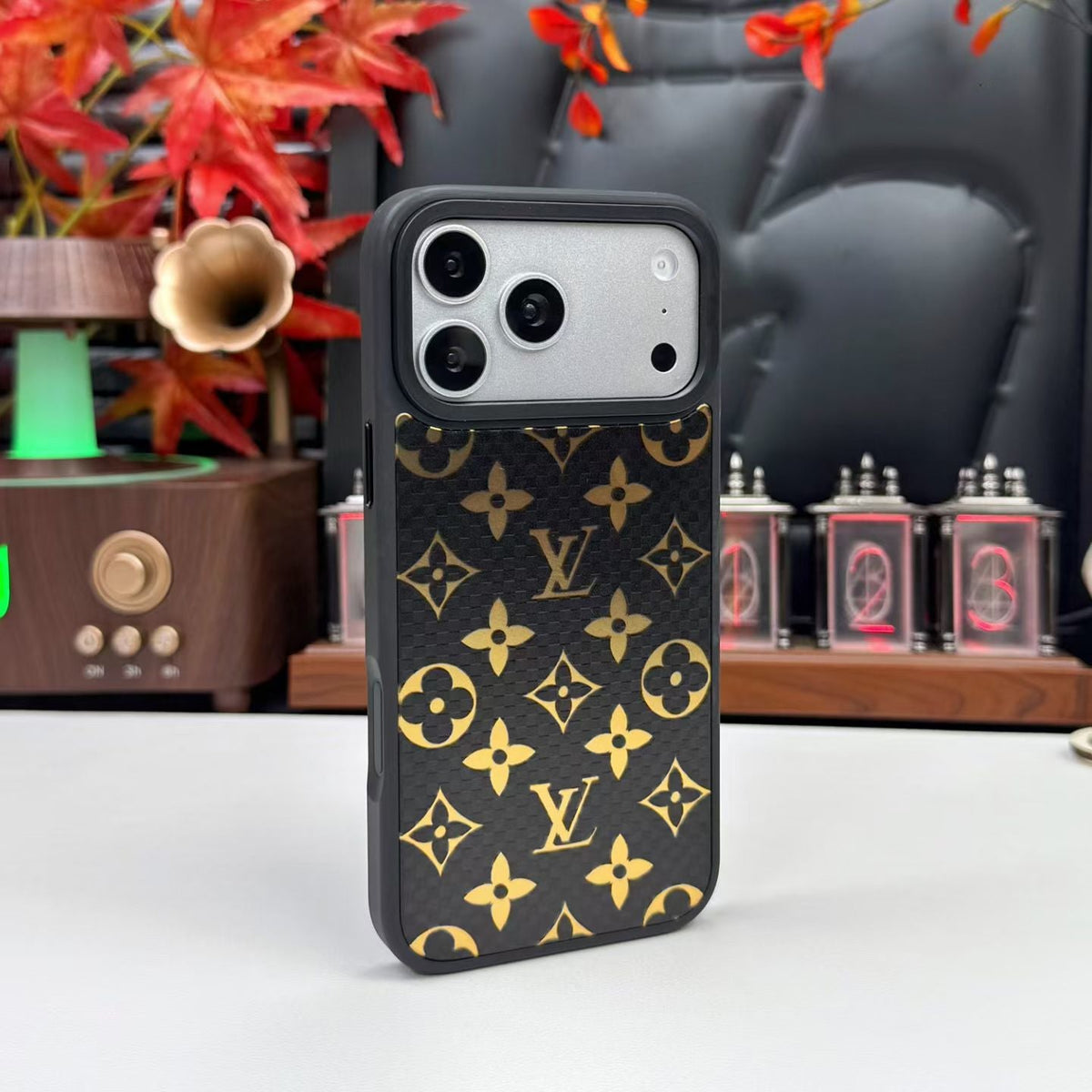 AAOO Luxuriöse Metallic-Folien iPhone Hülle