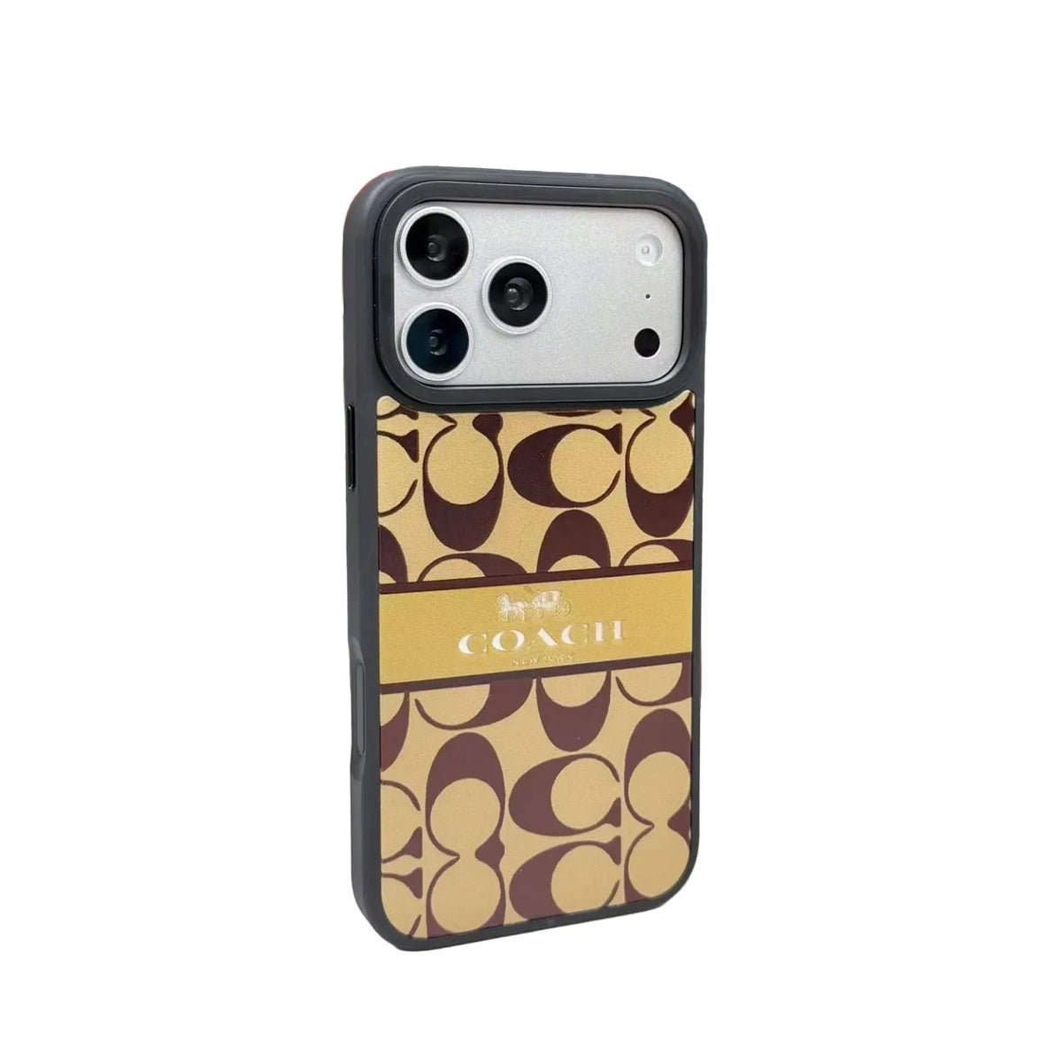 AAOO Klassische Signature Stoff iPhone Hülle Luxus Design Handyhülle