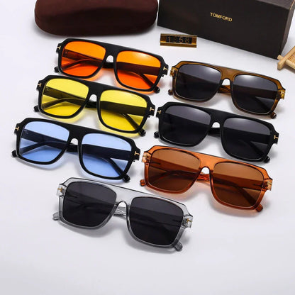 AAOO Quadratische Runde Sonnenbrille 1858
