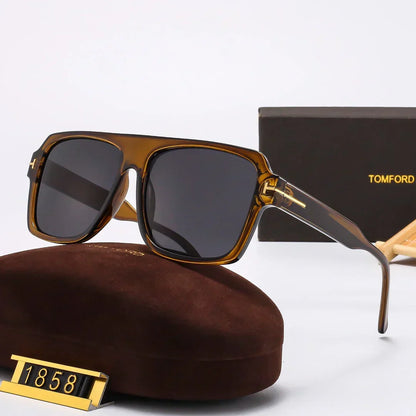 AAOO Quadratische Runde Sonnenbrille 1858