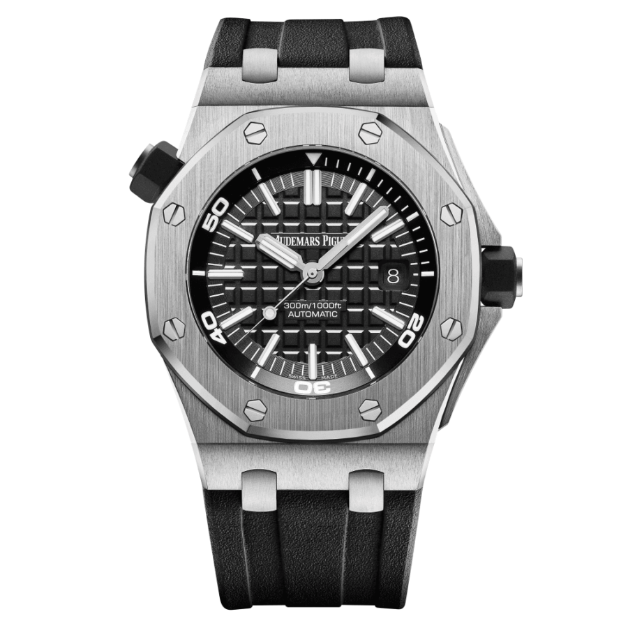 AAOO 44 mm Uhr, Schwarz