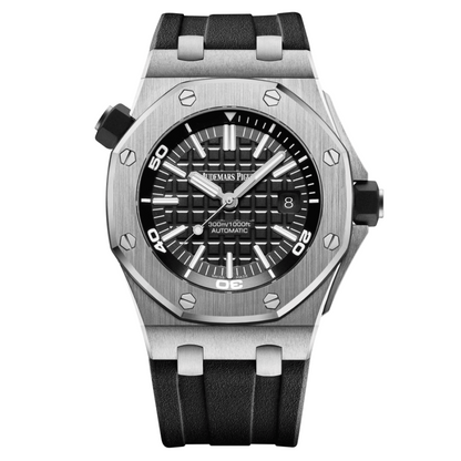 AAOO 44 mm Uhr, Schwarz
