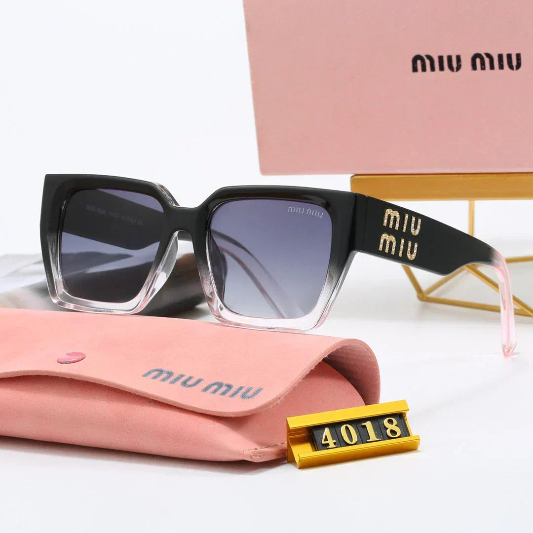 AAOO Luxury square frame universal sunglasses 4018