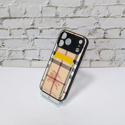 AAOO Handyhülle mit Luxus-Kartenhalter für iPhone 12-17