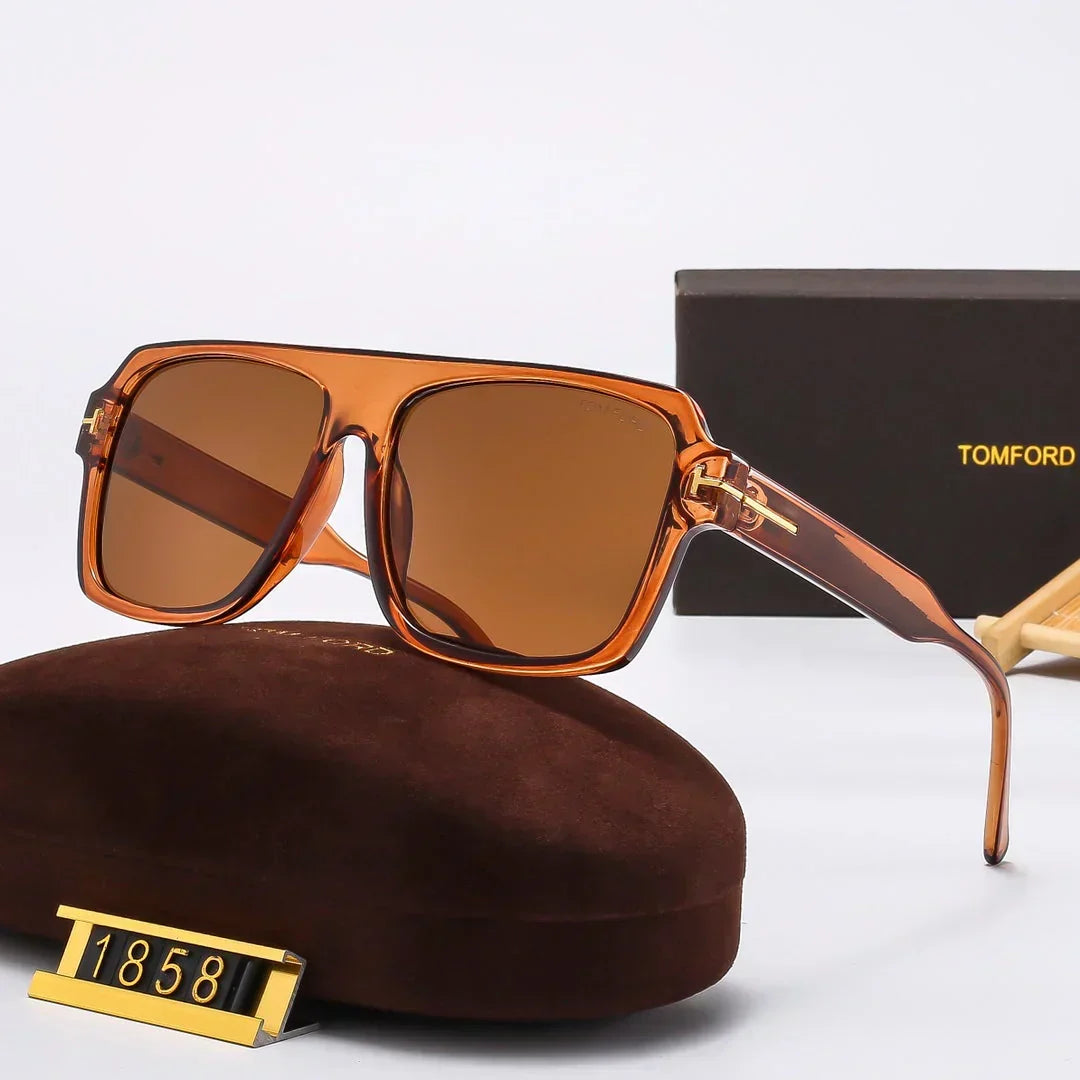 AAOO Quadratische Runde Sonnenbrille 1858