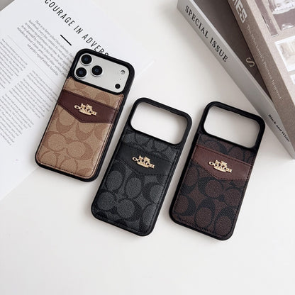 AAOO Premium Card Holder iPhone Case for 12-18 series