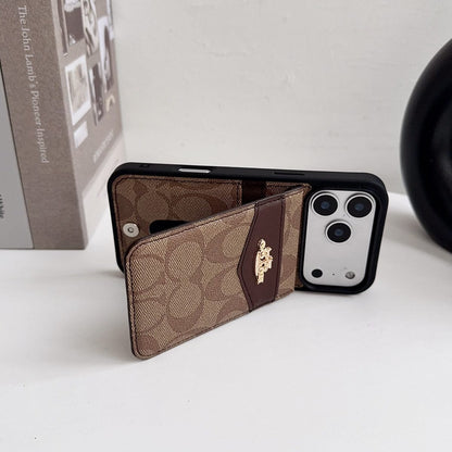 AAOO Premium Card Holder iPhone Case for 12-18 series