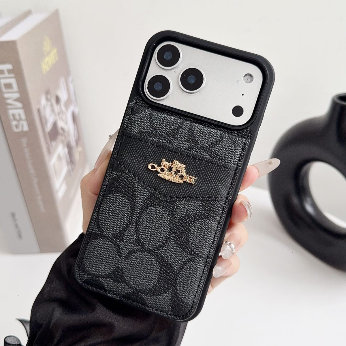 AAOO Premium Card Holder iPhone Case for 12-18 series