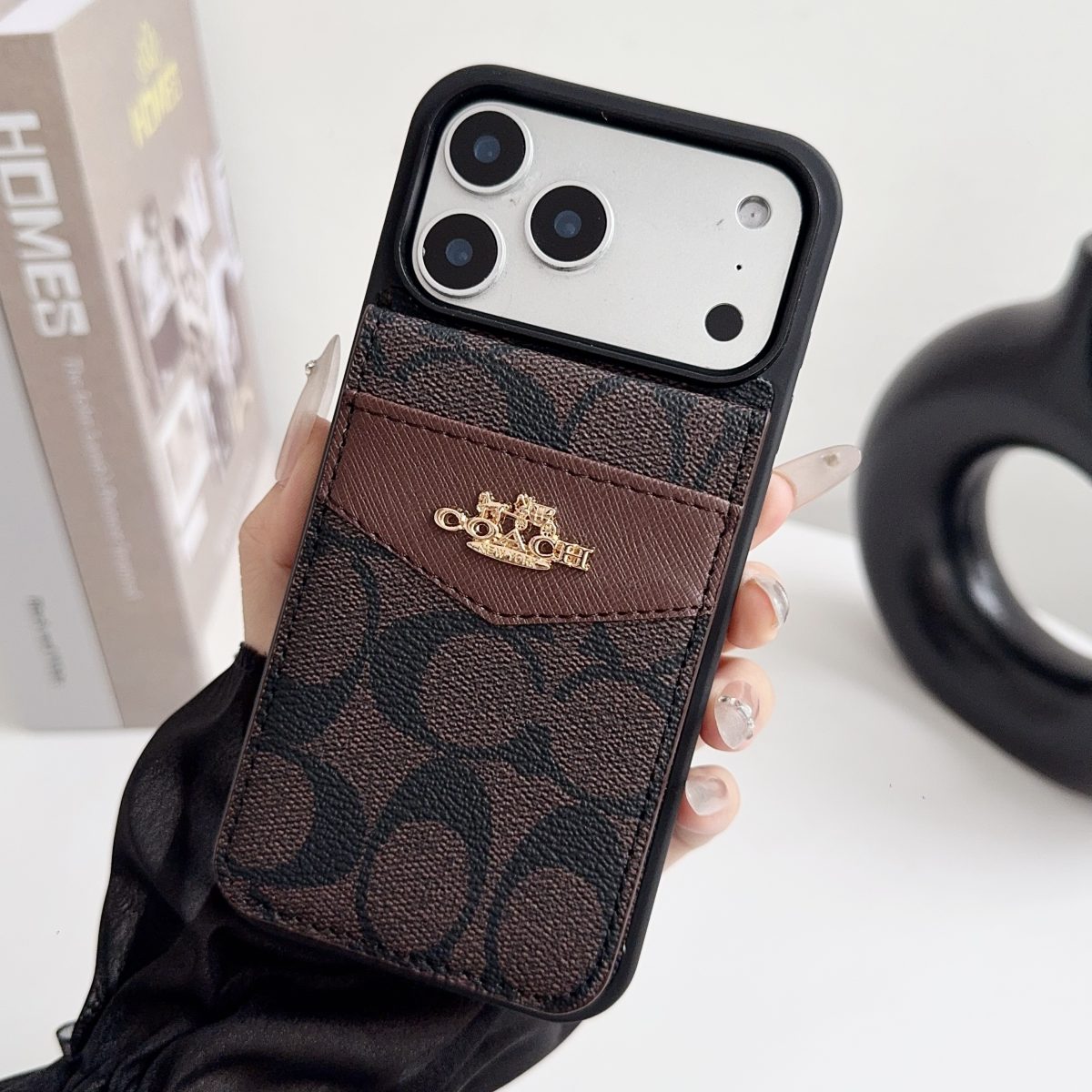 AAOO Premium Card Holder iPhone Case for 12-18 series