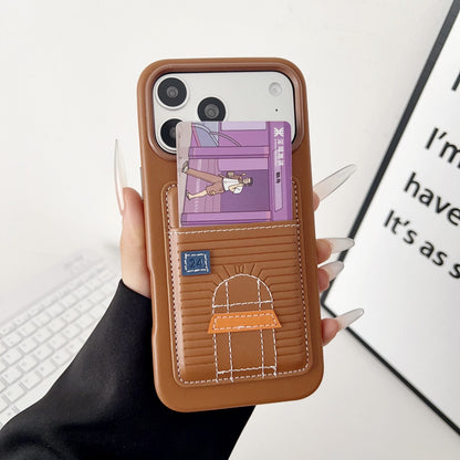 AAOO Kartenhalter-Handyhülle für iPhone 13-17 Serie