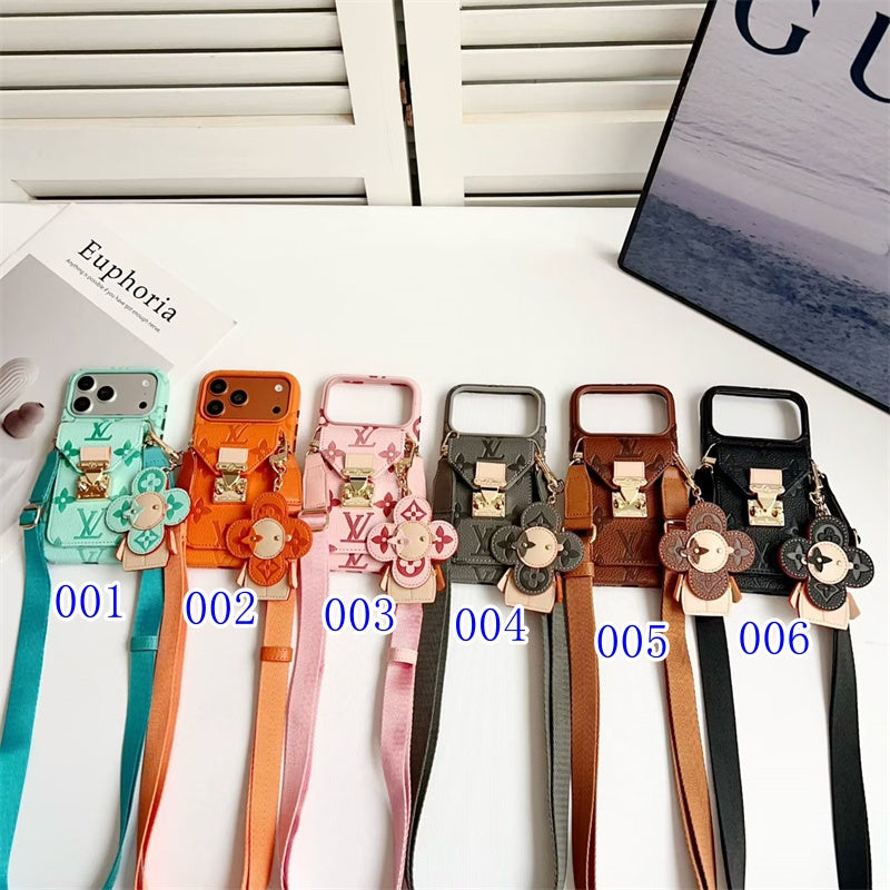 AAOO Luxury Crossbody iPhone Case with Detachable Wallet