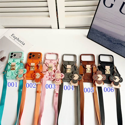 AAOO Luxury Crossbody iPhone Case with Detachable Wallet