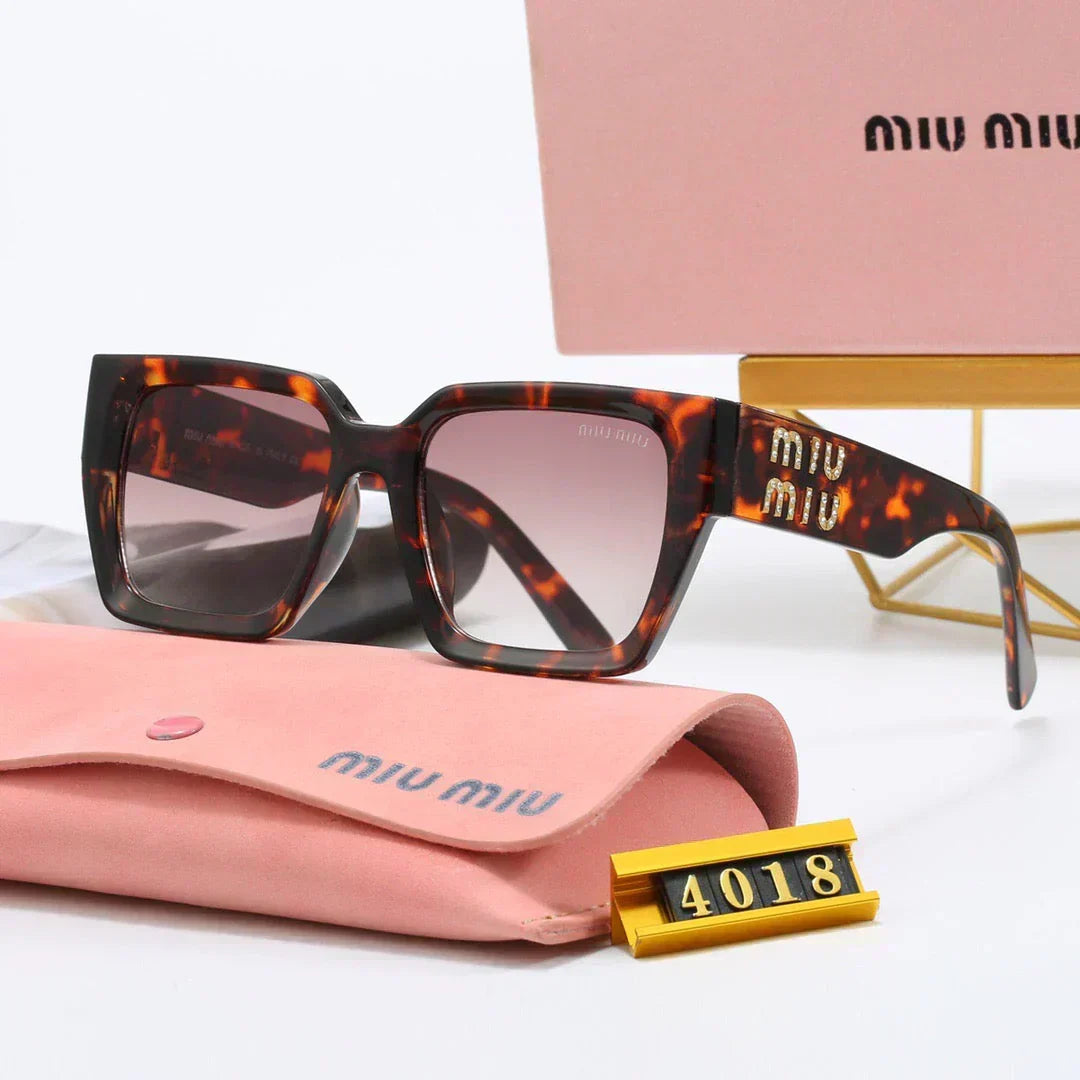 AAOO Luxury square frame universal sunglasses 4018