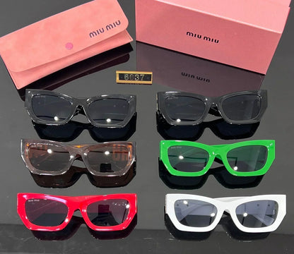 AAOO Fashion Square Cat-Eye Sonnenbrille 6037