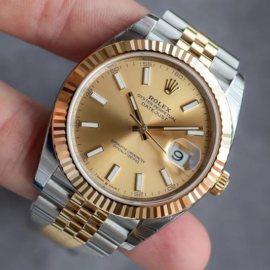 AAOO Datejust Champagner-Uhr