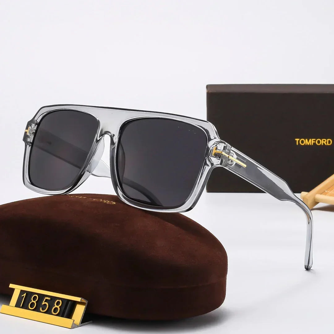 AAOO Quadratische Runde Sonnenbrille 1858