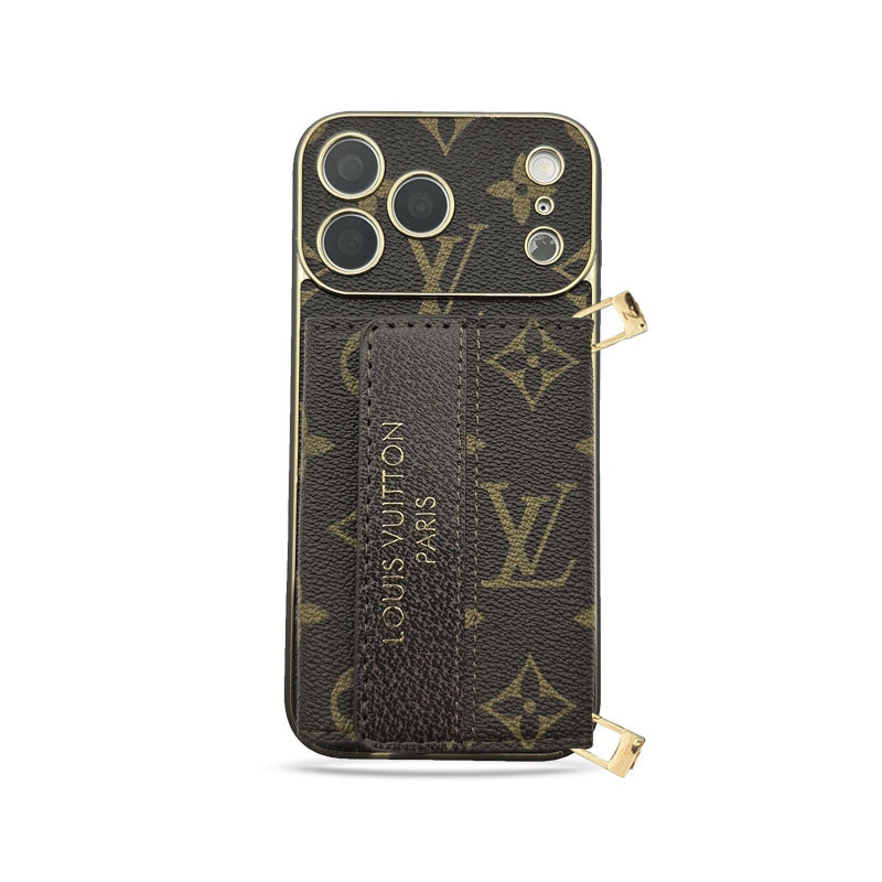 AAOO Refined Leather iPhone Case With Wallet And Crossbody