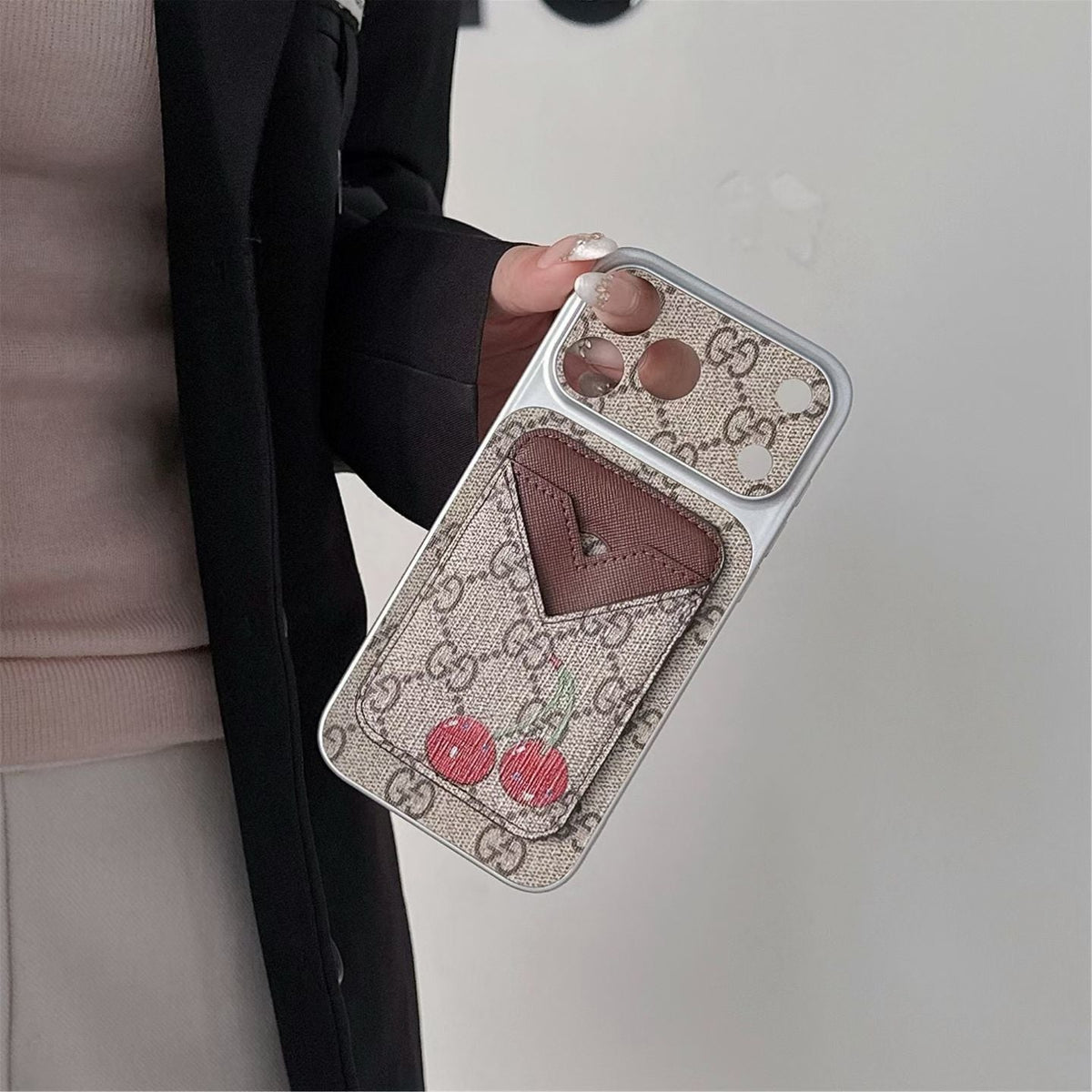 AAOO Style Phone case Magnet Card Holder for iPhone 13-17 Series