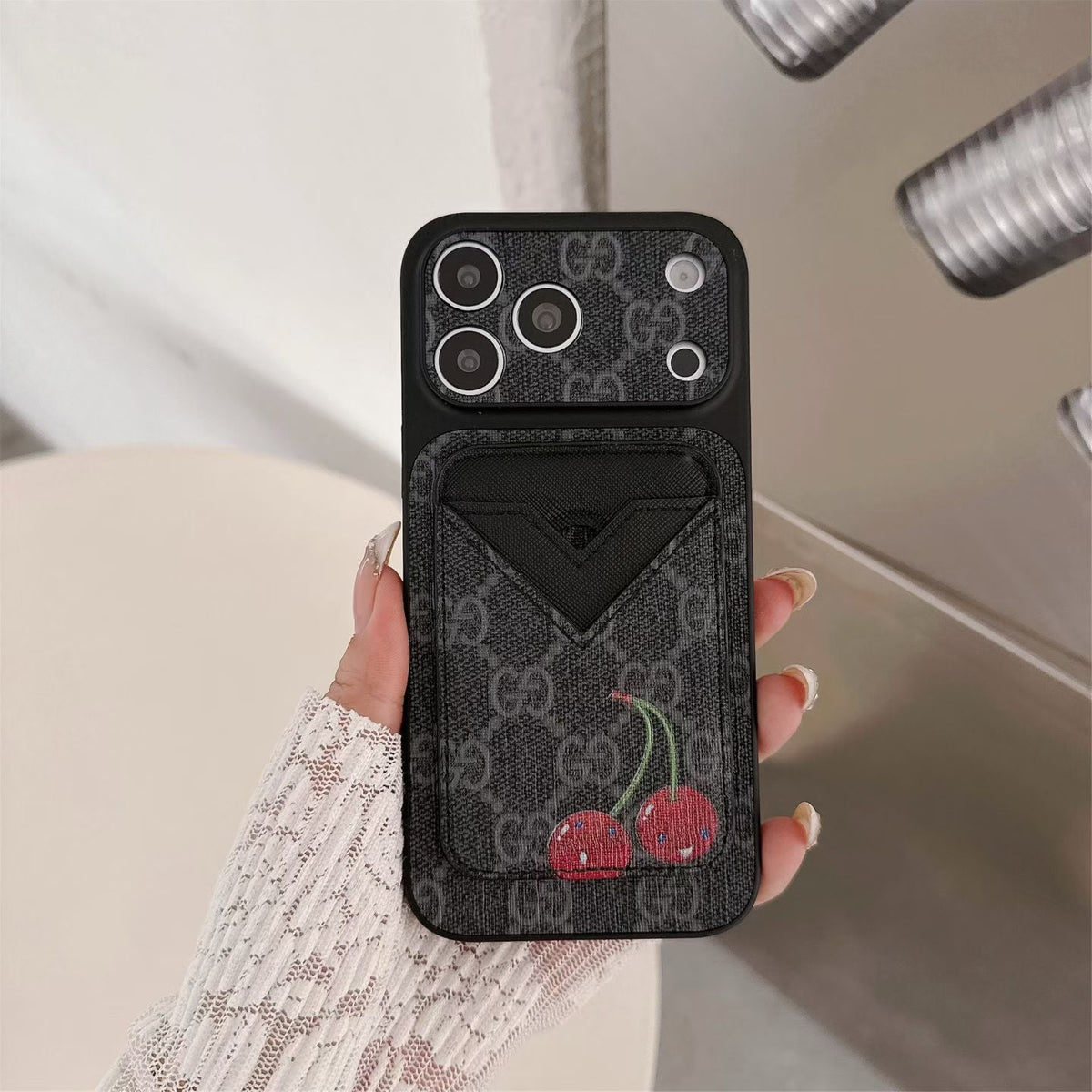 AAOO Style Phone case Magnet Card Holder for iPhone 13-17 Series
