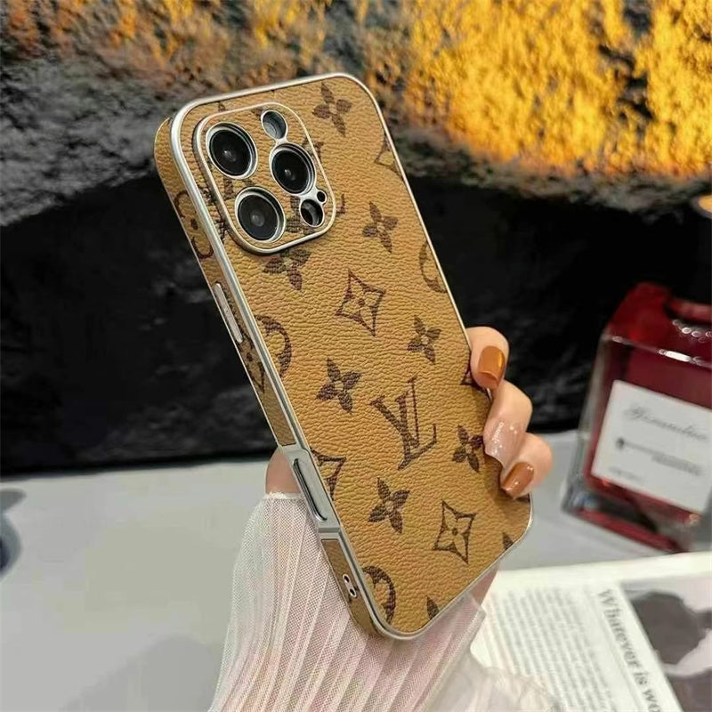 AAOO Luxury Leather iPhone Case