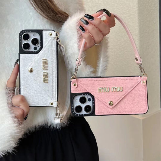 AAOO Leder Handschlaufe Apple iPhone stoßfeste Hüllen – Handyhülle