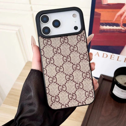 AAOO Luxury Leather Phone Case For iPhone 12-17
