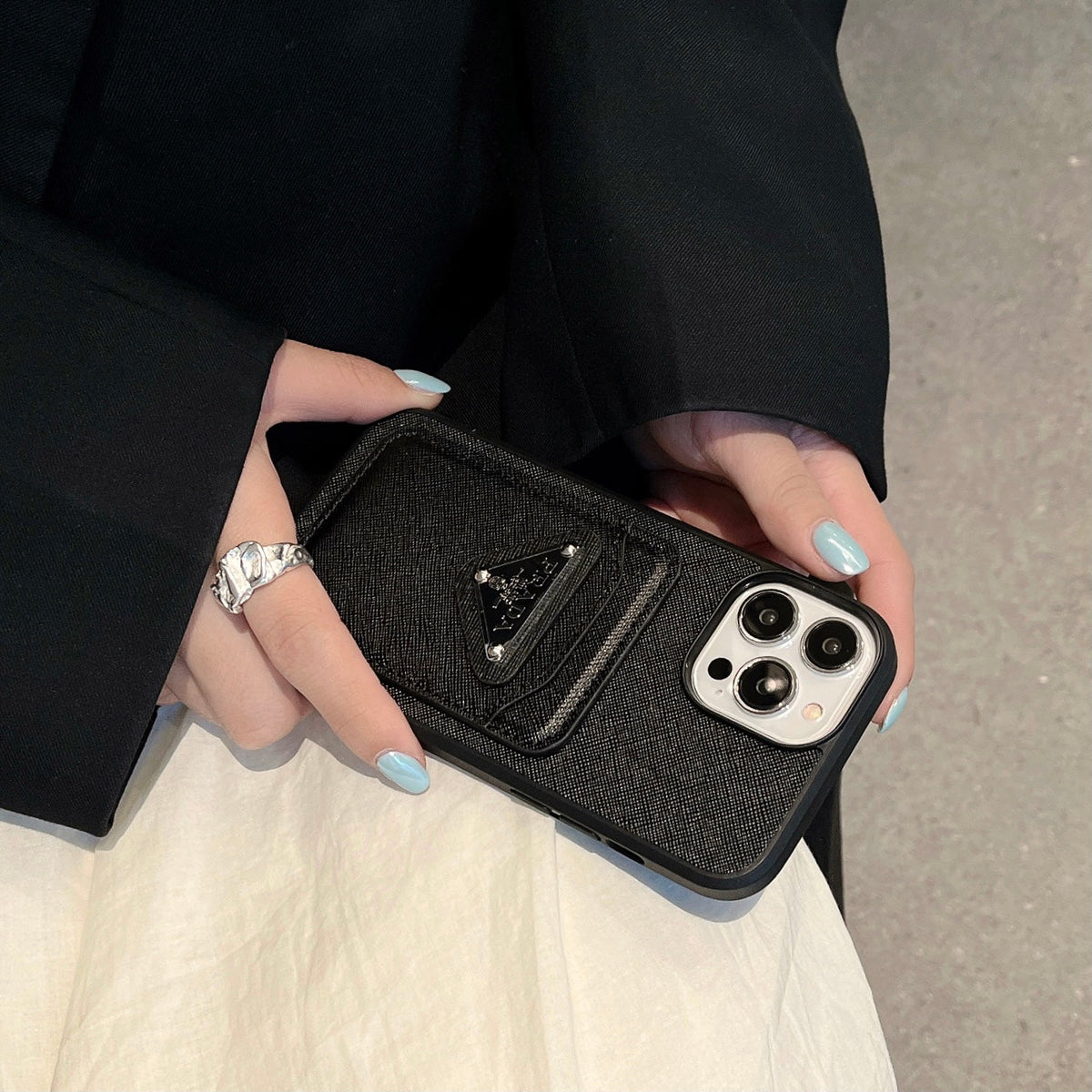 AAOO Luxurious leather iPhone case