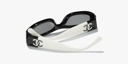 AAOO Fashion Rectangle Acetate Sunglasses