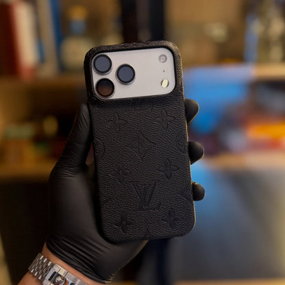 AAOO Luxus Schutzhülle mit Prägung für iPhone 12-17