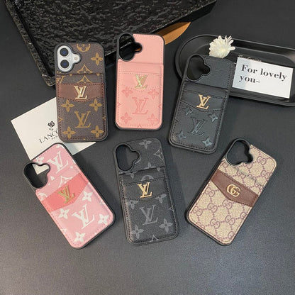 AAOO Luxury Case with Card Bag iPhone Case