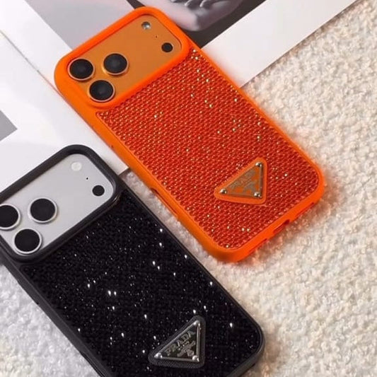 AAOO Haute Crystal Embellished Phone Case For iPhone 13-17