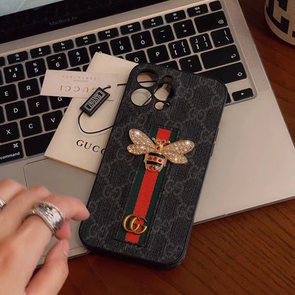 AAOO Bee Trendy Handyhülle für iPhone mit Handhalterung