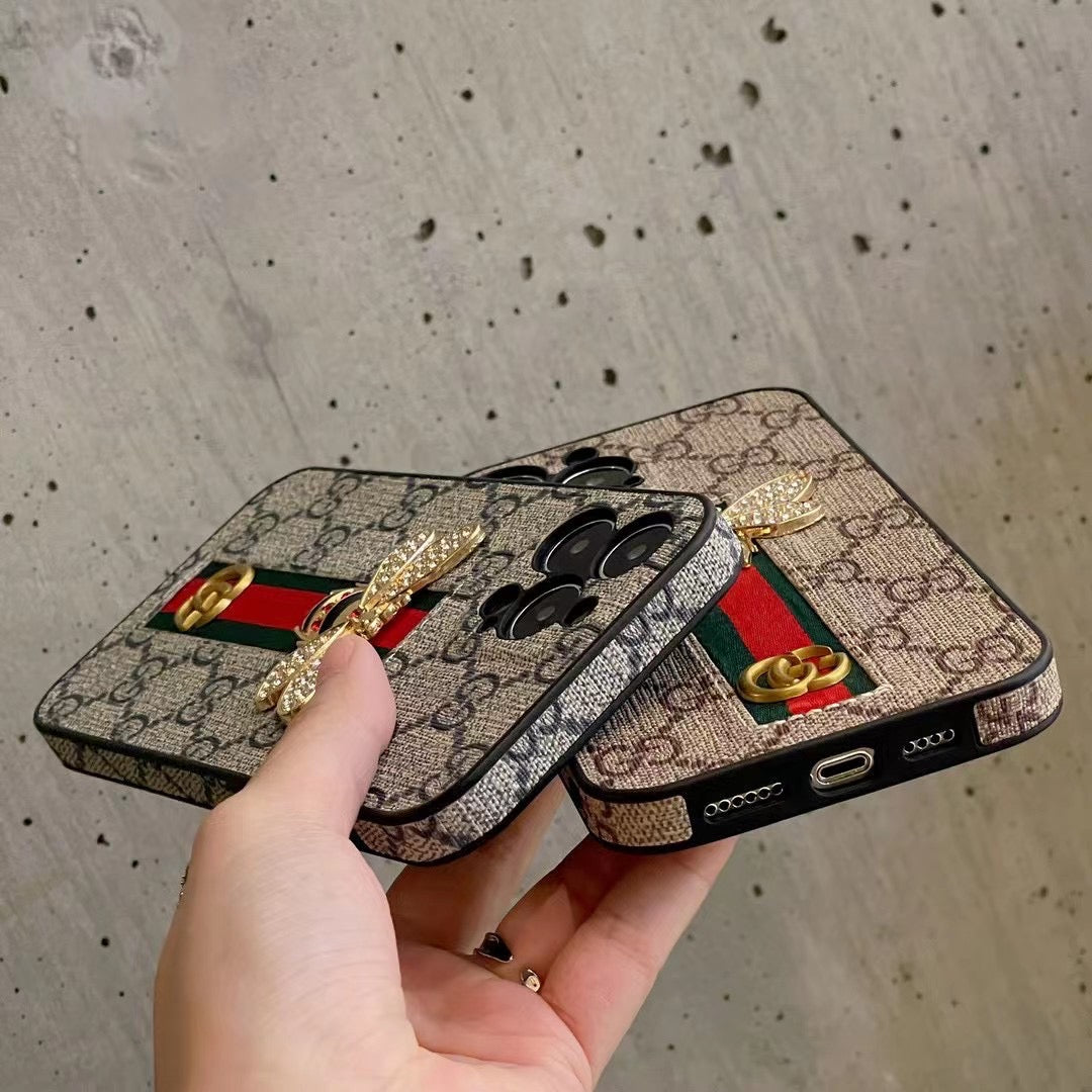 AAOO Bee Trendy Handyhülle für iPhone mit Handhalterung