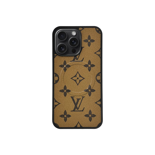 AAOO Brown MagSafe Phone Case for iPhone 12-17 Series