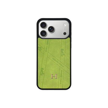 AAOO Premium Leather Style Phone Case with Metal for iPhone 12 17 Series