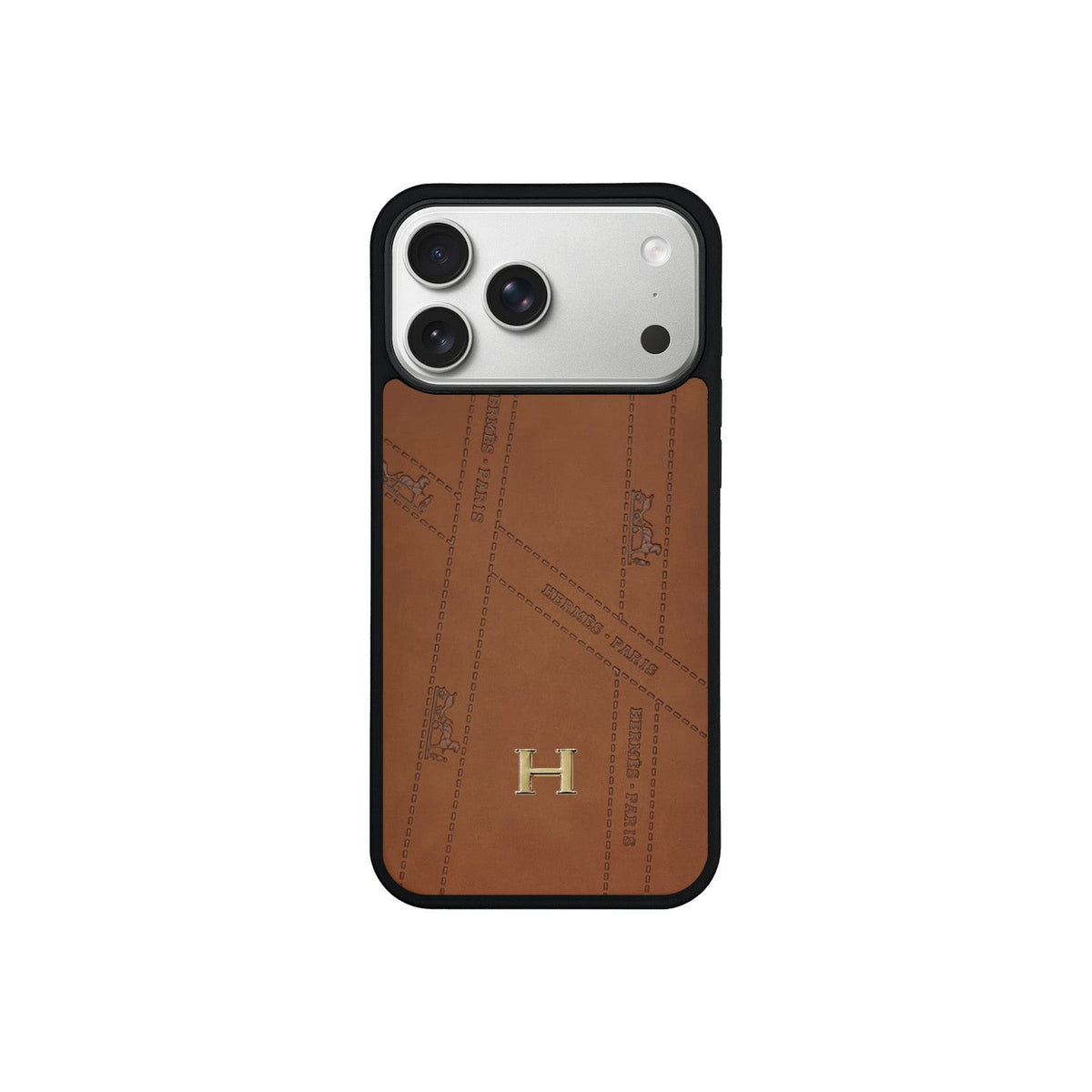 AAOO Premium Leather Style Phone Case with Metal for iPhone 12 17 Series